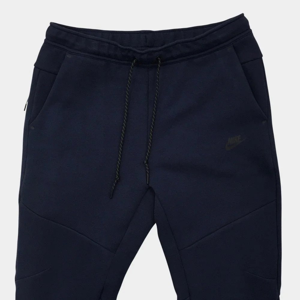Nike Tech Fleece Mens Joggers Navy Sportswear Tapered Sweatpants Large HV0959